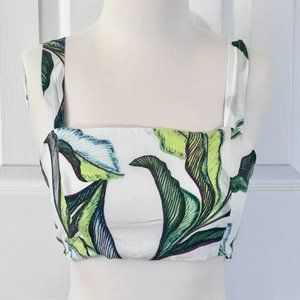 Forever 21 Tie Back Cami Crop Top (L)